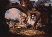 Giovanni Antonio Canal Kurtisane und Soldat china oil painting artist